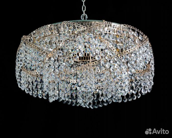Хрустальная потолочная люстра 