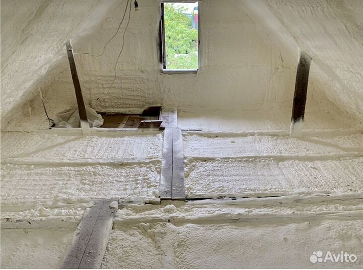 Утепление крыши пенополиуретаном