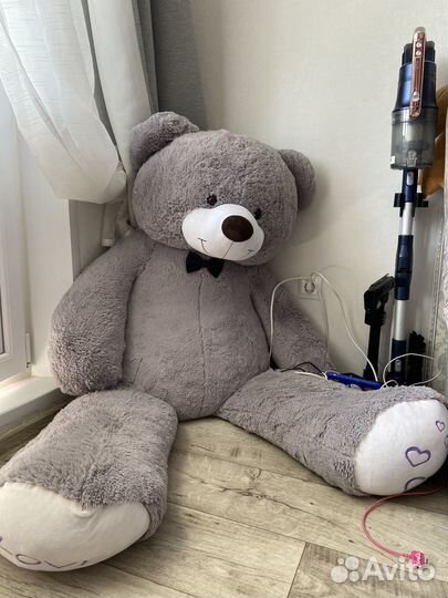 Плюшевый медведь 2 метра новый