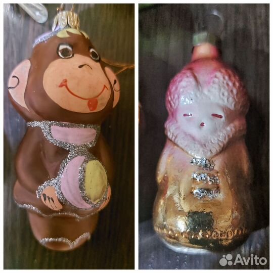 Елочные игрушки разные