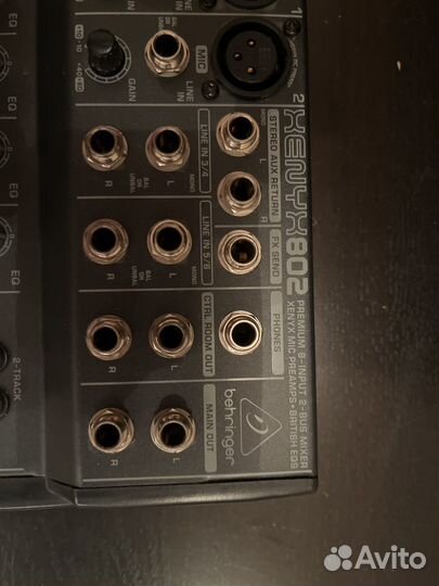 Микшерный пульт behringer xenyx 802