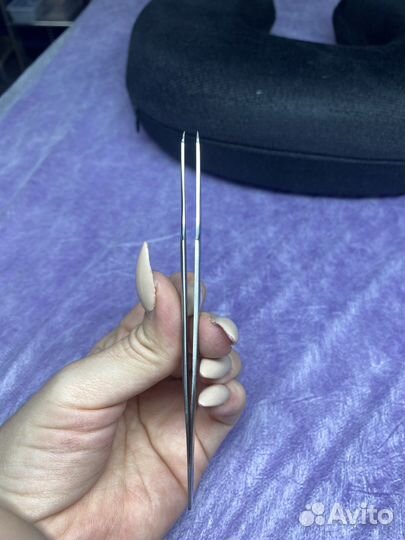 Пинцет для наращивания ресниц Be perfect