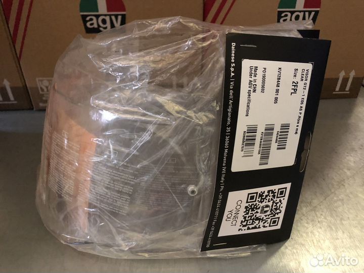 Оригинальный визор AGV для шлемов K1/K3/K5/Pista