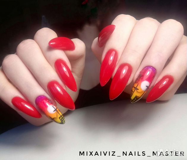 Маникюр гель лак, коррекция