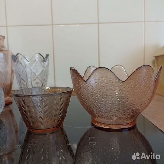 Вазы стекло СССР хрусталь