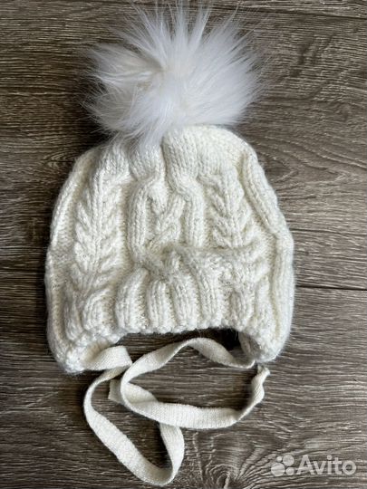 Шапка зимняя для девочки 46 48