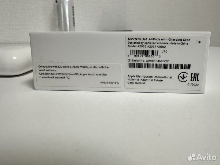 Наушники Airpods 2