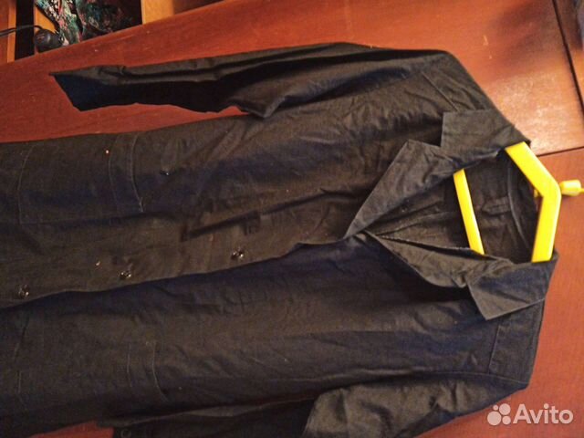 Халат рабочий х/б черный