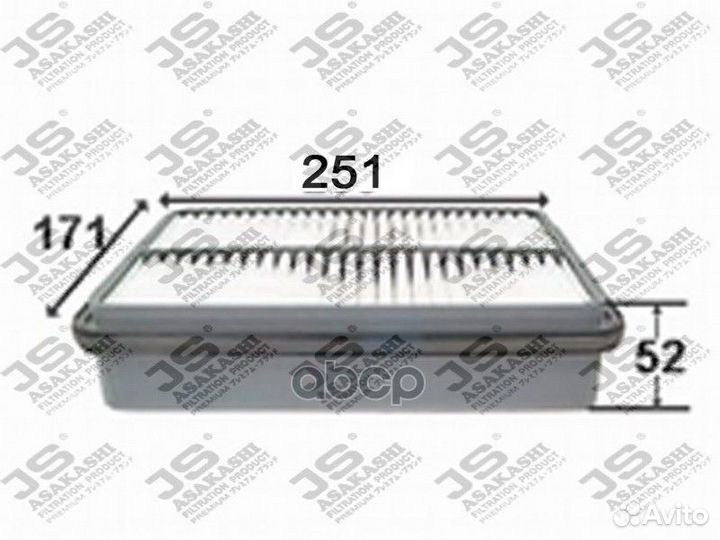 Фильтр воздушный A171J JS Asakashi