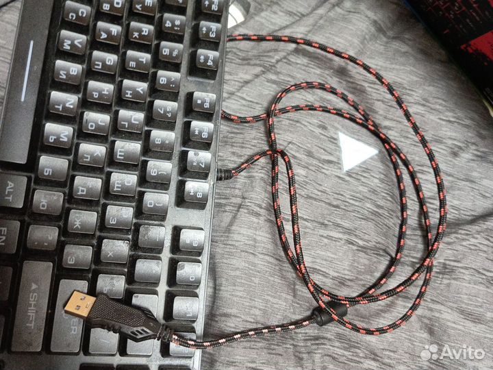 Игровая мембранная клавиатура revenge rgb