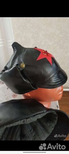 Кожаная буденовка 58-59