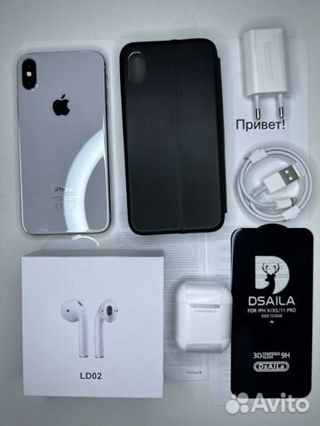 iPhone X 64gb + AirPods