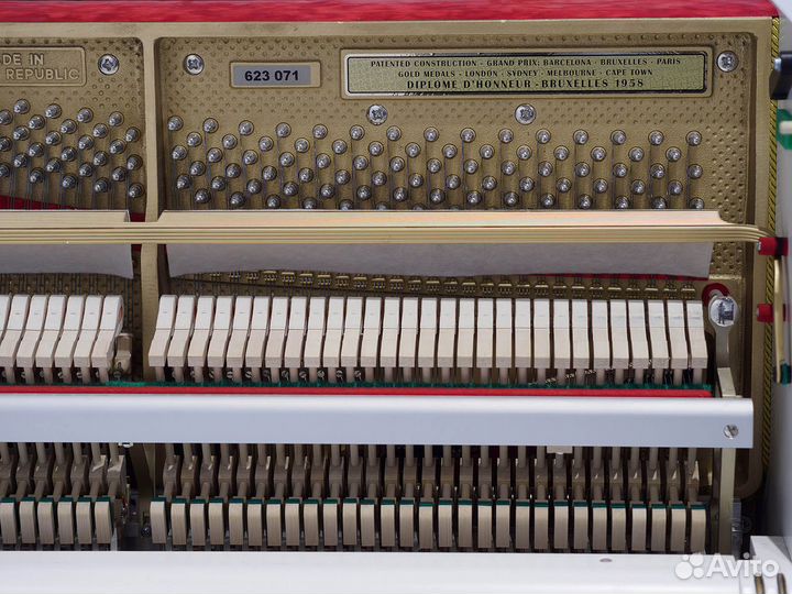 Пианино Petrof Style Rococo P 118 R1 (BU) белое