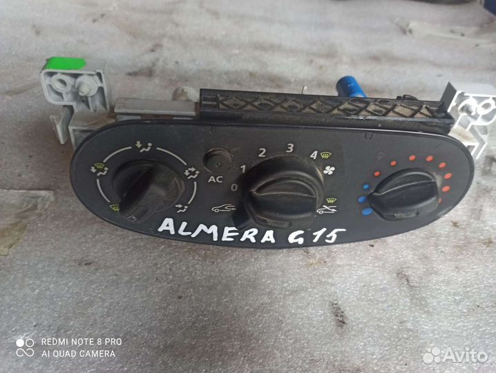 Блок управления климат-контролем Nissan Almera G15