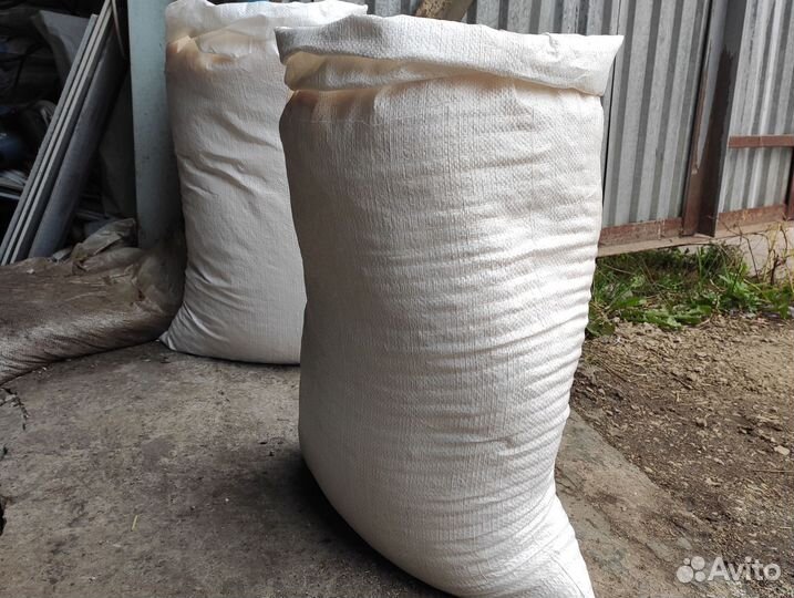 Опилки стружка в мешках