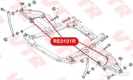 Сайлентблок VTR RE0101R