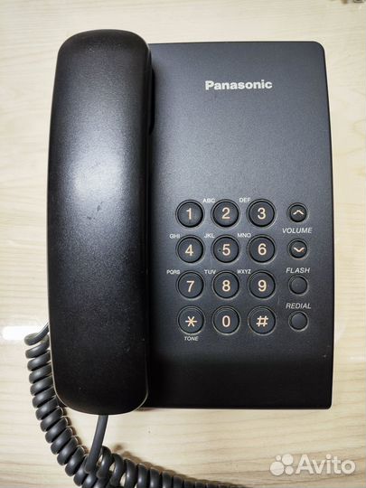 Проводной Panasonic KX-TS2350RUB, черный