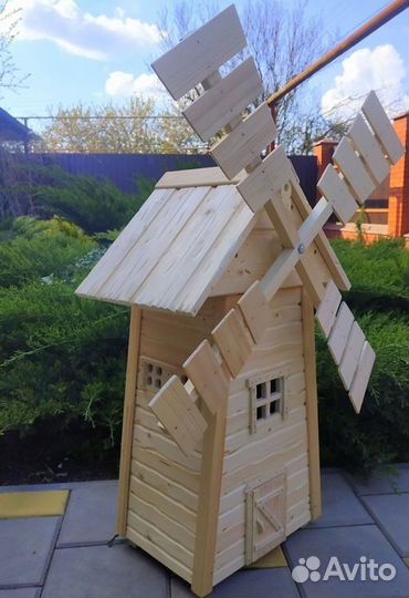 Декоративная мельница для сада