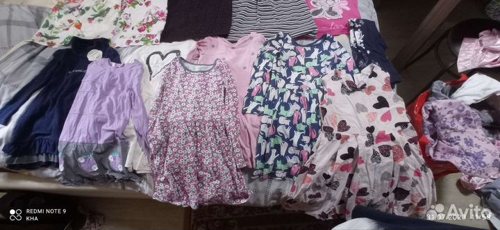 Одежда пакетом для девочки 116 122