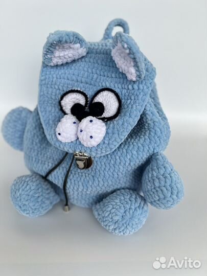 Вязанный рюкзак ручная работа