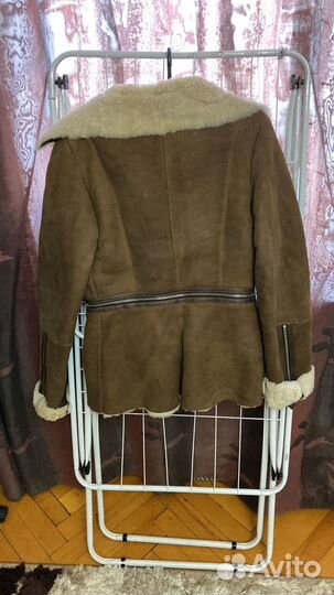 Женская кожаная дубленка