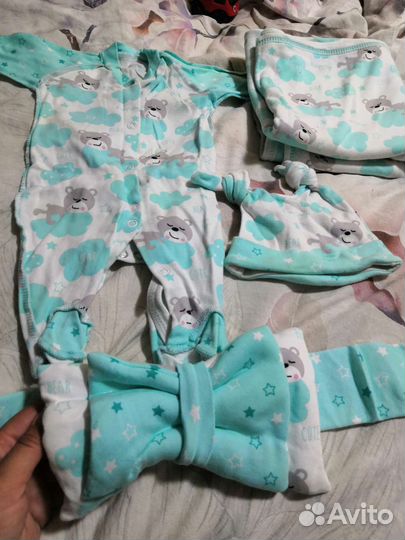 Комплект на выписку для мальчика