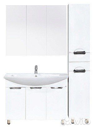 Тумба с раковиной Misty Лаванда Э-Лав01100-011Пр