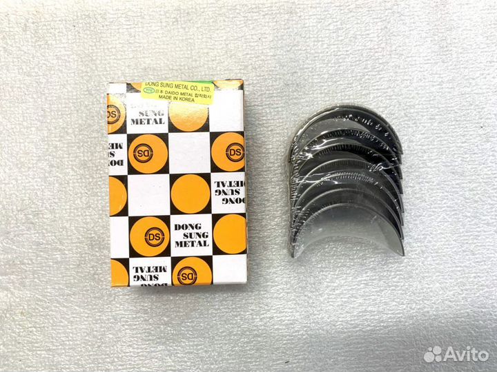 Вкладыши шатунные STD Комплект Hyundai D4CB Корея