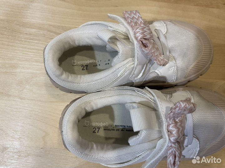 Кеды для девочки котофей 27 размер