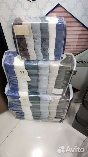 Полотенцы махровые и вафельные Турция