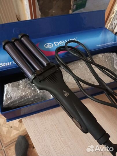 Плойка тройная для волос