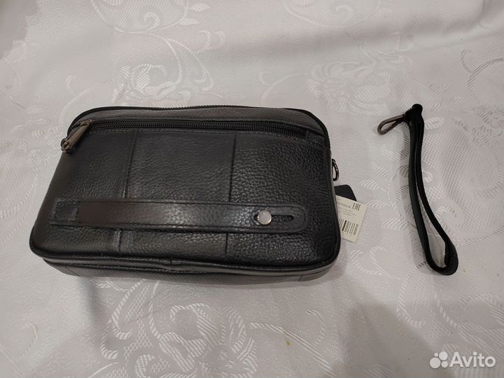 Клатч/барсетка мужская кожаная piuncle, новая