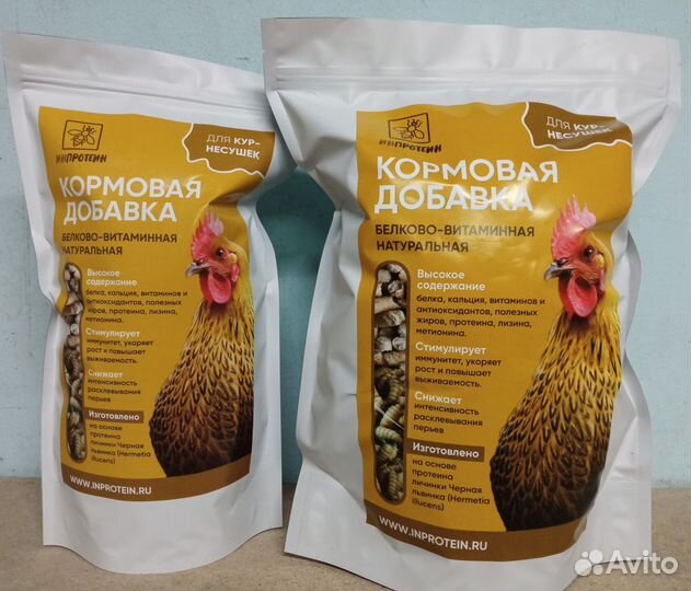 Корм для кур/кормовая добавка (чёрная львинка)