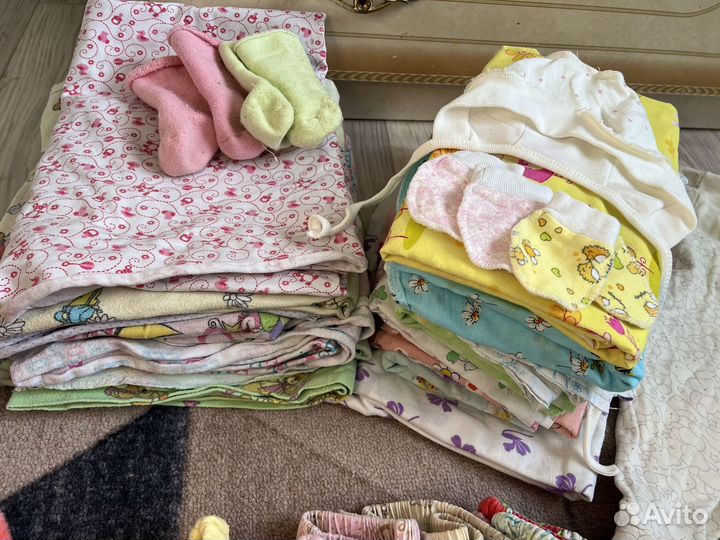 Огромный пакет вещей для девочки 56-68