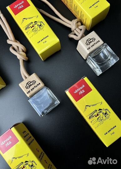 Ароматизатор стеклянный флакон в авто 8мл