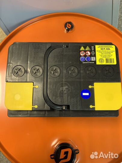 Аккумулятор 60 A/h Tyumen прямая полярность