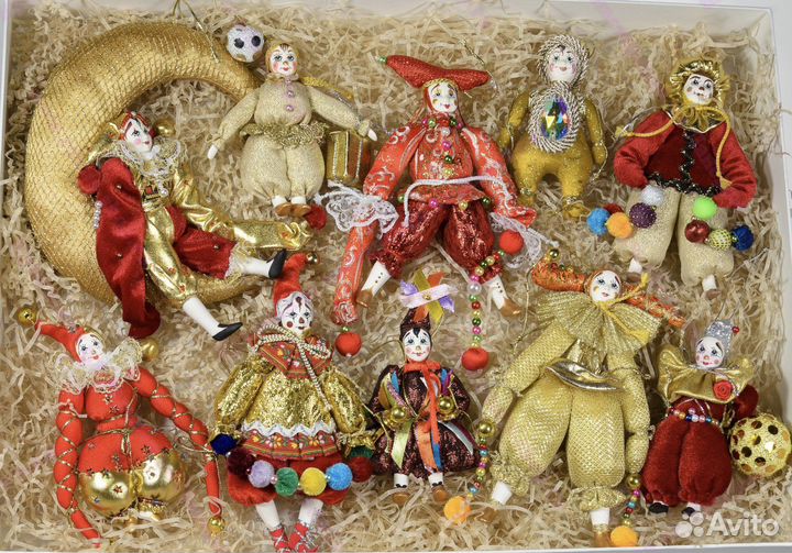 Новогодние игрушки эксклюзив клоуны