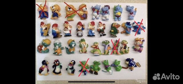 Фигурки киндер сюрприз