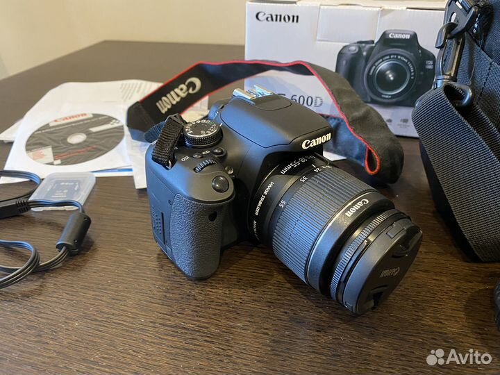 Зеркальный фотоаппарат canon 600d