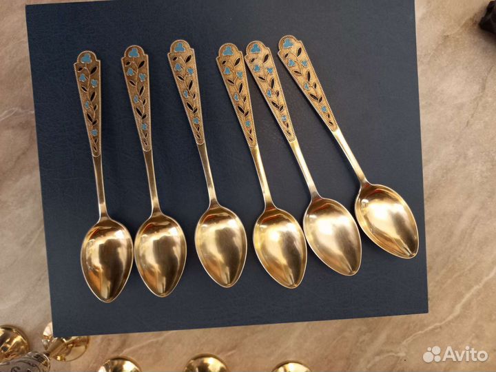 Серебряные чайные кофейные ложки СССР