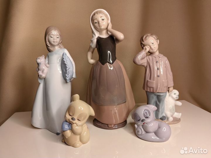 Статуэтка NAO Lladro дети девушка нао