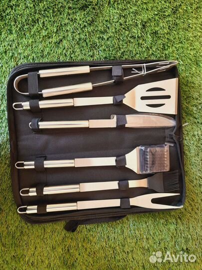 Набор для гриля и барбекю в чехле