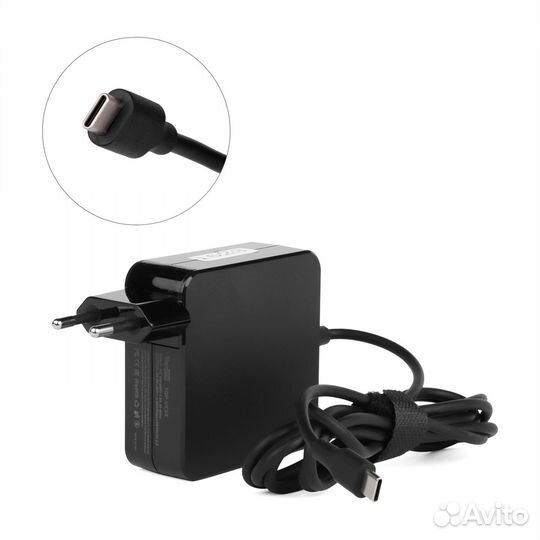 Блок питания TopON 65W кабель Type-C, Power Delive