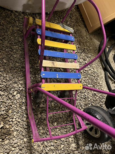 Санки с колесами