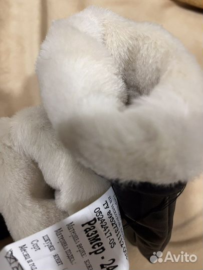 Перчатки зимние кожаные лётные