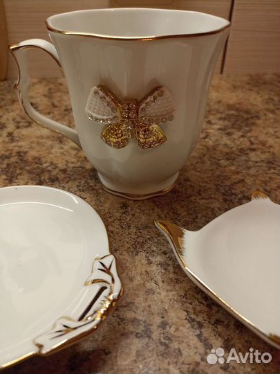 Подарочный набор Чайная пара новый