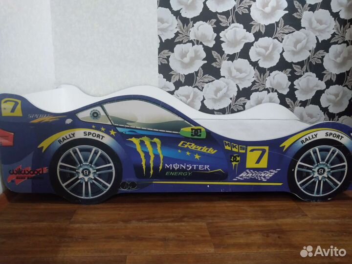 Детская кровать машина 70х160 бу