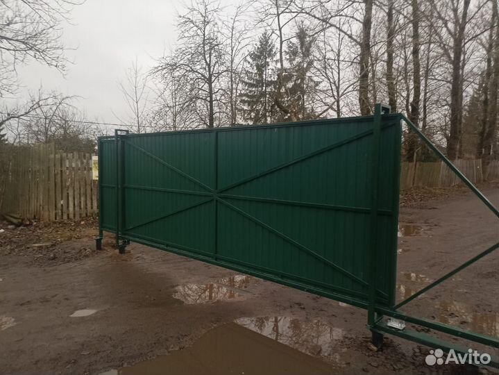 Откатные ворота p-2402