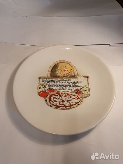 Две большие тарелки для пиццы D 30см