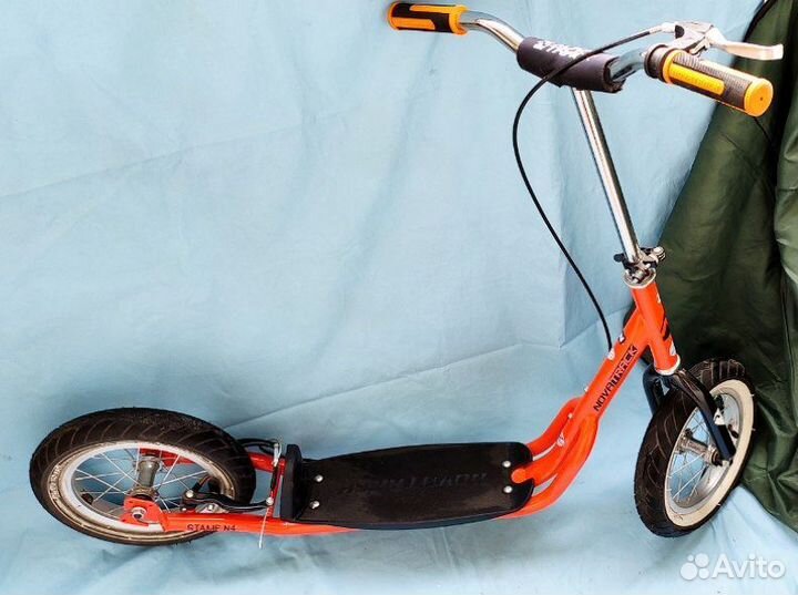 Самокат для детей Novatrack stamp N4 оранжевый